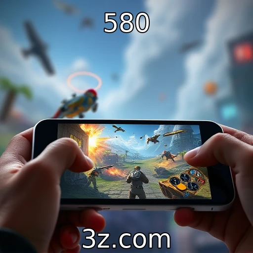 Crescimento do mercado de jogos em dispositivos móveis : 580